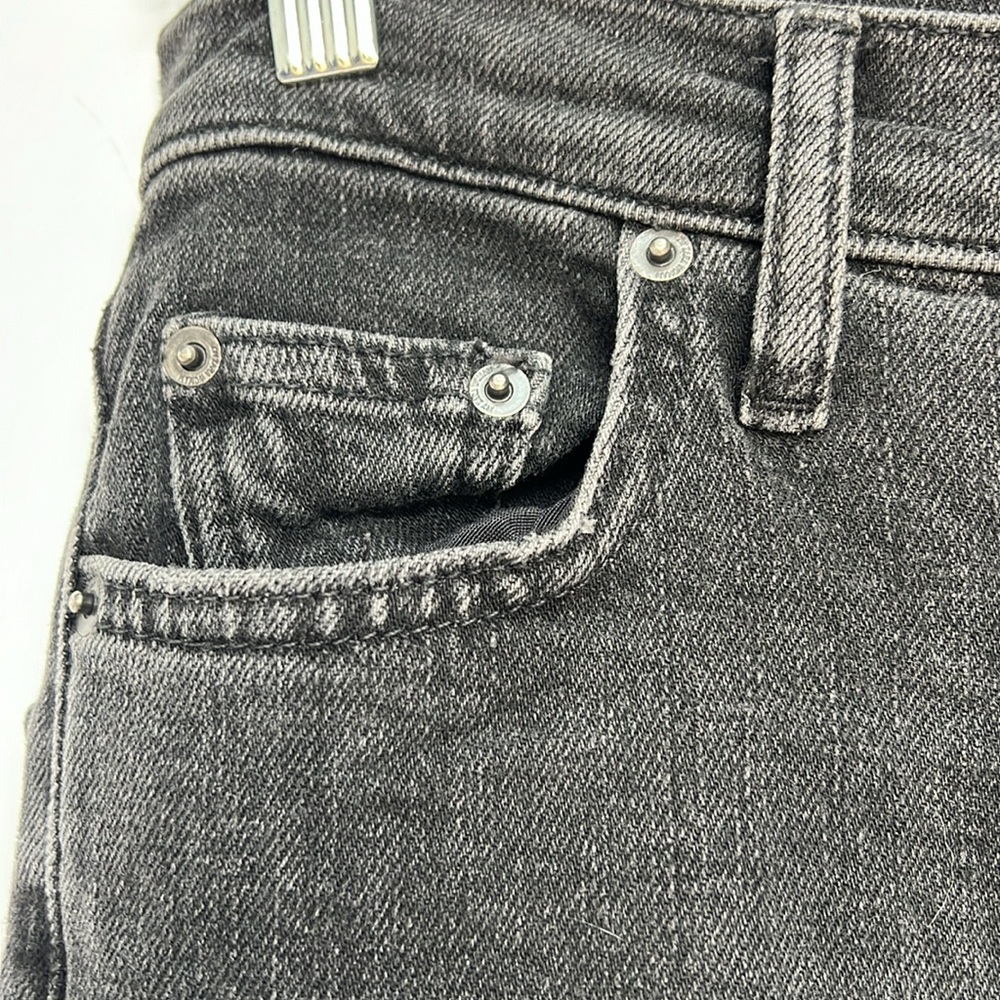 Zara Black Grey Denim Jeans Size 2